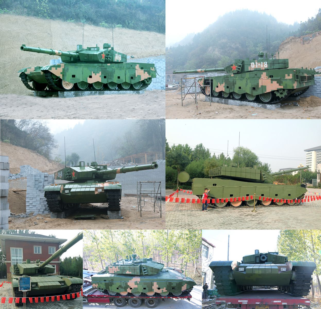 中国99式改主战坦克模型迷彩-军事模型-军事礼品-金年会
